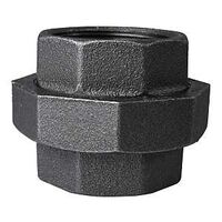 Worldwide Sourcing 34B-2B Black Pipe Ground Joint Union