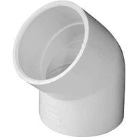 IPEX 435486 Pipe Elbow, 2 in, Socket, 45 deg Angle, PVC, SCH 40 Schedule