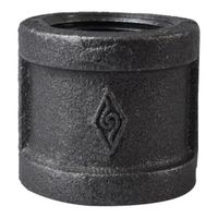 World Wide Sourcing 1 BM Black Pipe Malleable Coupling