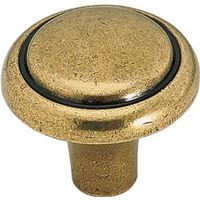 Amerock Brass and Sterling Traditions BP1308O77 Round Cabinet Knob