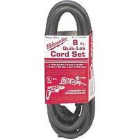 CORD EXT 18AWG 3C 8FT 10A 125V