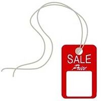 TAGS/SALE PRICE 1-1/4X1-7/8IN 
