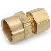 Anderson Metal 750086-0610 Brass Compression Adapter