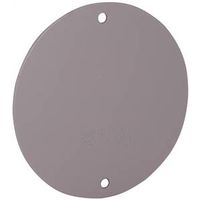 Hubbell 5374-0 Blank Round Flat Weatherproof Cover