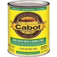 Cabot 17400 Semi-Solid Deck and Siding Stain