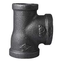 World Wide Sourcing B130R25X20X25 Black Pipe Fitting