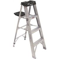 Werner 374 Single Sided Step Ladder With Pail Shelf