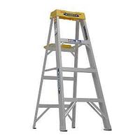 Werner 374 Single Sided Step Ladder With Pail Shelf