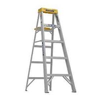 Werner 375 Single Sided Step Ladder With Pail Shelf