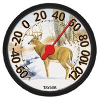 Taylor 6709E Weather Resistant Shatterproof Dial Thermometer