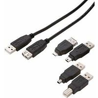 6310791 - CABLE USB KIT 5 TIPS 3FT BLACK