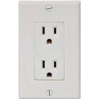 Cooper C1507W Grounded Standard Duplex Receptacle