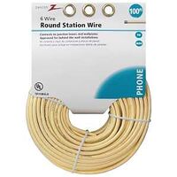 6316103 - WIRE TELEPHONE ROUND 100FT ALM