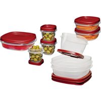 Eazy Find Lids 1777170 Square Food Container Set