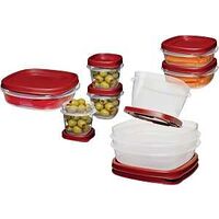 Eazy Find Lids 1777170 Square Food Container Set