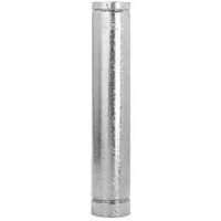 Selkirk 4RV-5 Type B Gas Vent Pipe, 4 in OD, 5 ft L, Aluminum/Galvanized Steel