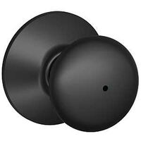 KNOB PRIVACY PLYMOUTH MAT BLK 