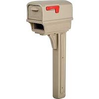 Solar Gentry GC1M0000 Double Wall Mailbox Post