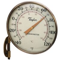 Taylor 481BZ Easy-To-Read Weatherproof Analog Thermometer