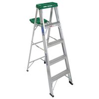 Werner 355 Single Sided Step Ladder With Pail Shelf