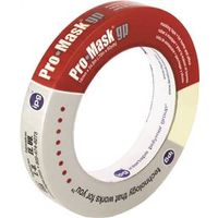 Intertape 5100-.75 Masking Tape, 0.7 in W x 60 yd L, Beige, Synthetic Adhesive