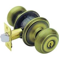 Schlage F51 Single Cylinder Entry Knob Lock
