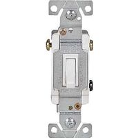 Cooper 1303 Framed Non-Grounded Toggle Switch