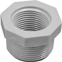 IPEX 435705 Reducing Bushing, 1-1/4 x 1 in, MPT x FPT, White, SCH 40 Schedule, 150 psi Pressure