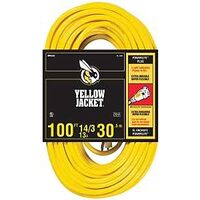 Yellow Jacket 2888 SJTW Extension Cord With Powerlite Indicator Plug