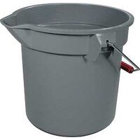 Brute 261400GRAY Round Bucket With Pour Spout