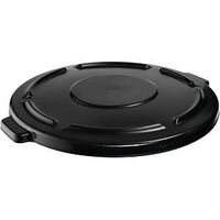 Brute 264560BLK Round Flat Trash Can Lid