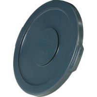 Brute 265400GRAY Round Flat Trash Can Lid
