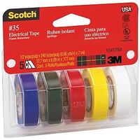 3M 10457 Assortment Colored Electrical Tape Kit