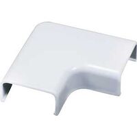 WHITE WIRE CHANNEL FLAT ELBOW