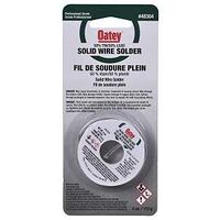 Oatey 48304 Wire Solder, 113 g Carded, Solid, Silver Gray, 182.22 to 237.78 deg C Melting Point