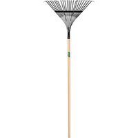 Union Tools 64430 Angled Tine Leaf Rake With Coil Spring Brace