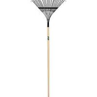 Union Tools 64430 Angled Tine Leaf Rake With Coil Spring Brace