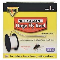 Bonide Revenge 46140 Non-Toxic Sticky Fly Tape Huge Reel Kit