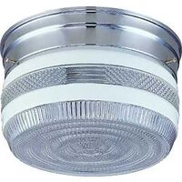 Boston Harbor Two Light Ceiling Fixture, 120 V, 60 W, 2-Lamp, A19 or CFL Lamp, Chrome Fixture
