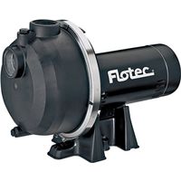 Flotec FP5182-01 Heavy Duty Self-Priming Sprinkler Pump, 2 hp, 2 in Inlet, 2 in Outlet, 115/230 V, 60 Hz, 140 deg F