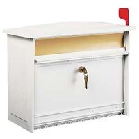 MAILBOX SECURITY 15-1/4IN WHT