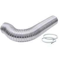 Lambro 3120L Flexible Duct Pipe with (2) Worm Gear Clamps