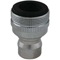 Plumb Pak PP800-6 Faucet Aerator Adapter, 55/64 x 15/16-27 in, Threaded, Chrome Plated