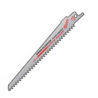 Milwaukee 48-00-5016 Reciprocating Saw Blade, 3/4 in W, 9 in L, 6 TPI, Bi-Metal Cutting Edge