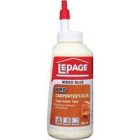 LePage Pro Series 649429 Carpenter's Glue, Yellow, 800 mL Bottle