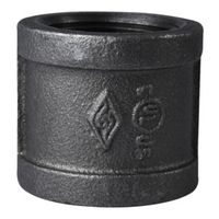World Wide Sourcing B220 32 Black  Malleable Coupling