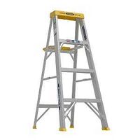 Werner 354 Single Sided Step Ladder With Pail Shelf