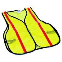 MSA 817890 High Visibility Reflective Safety Vest With Side Straps