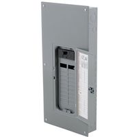 Square D HOM2040M200PC Convertible Mains (Breaker) Load Center, 120/240 VAC, 200 A, 1 Phases, 22000 AIR Interrupt