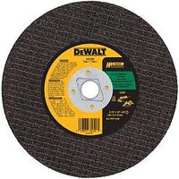 DeWALT DW3509 Abrasive Saw Blade, 6-1/2 in Dia, 1/8 in Thick, 5/8 in Arbor, Silicon Carbide Abrasive